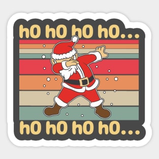 Ho Ho Ho Dabing Santa Sticker